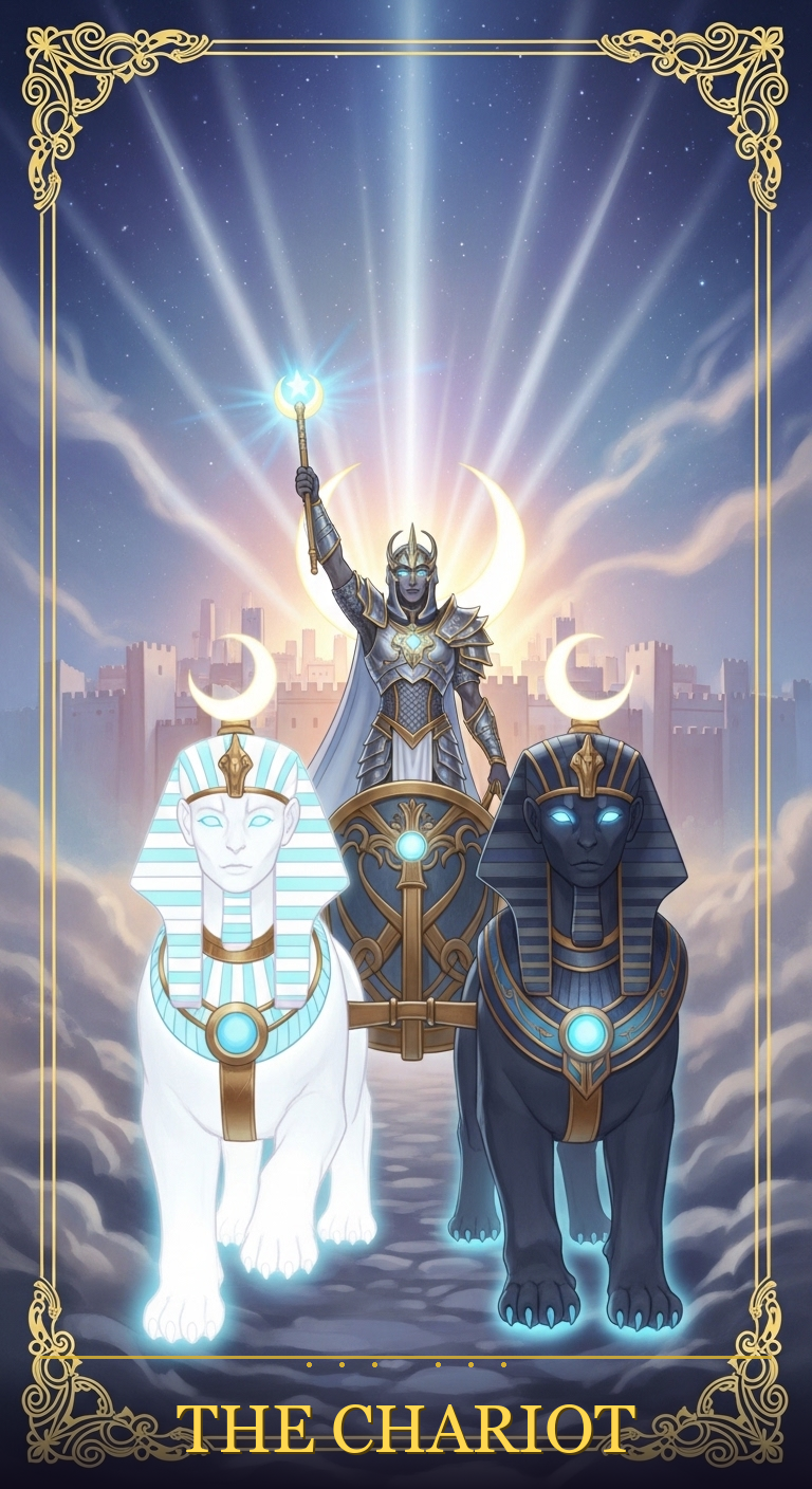 The Chariot tarot card